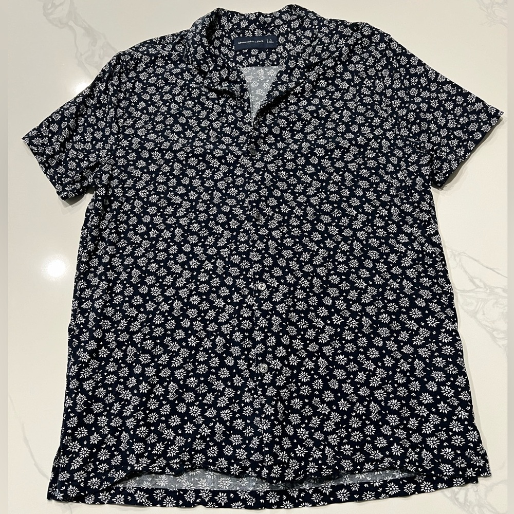 Men’s Abercrombie & Fitch Short Sleeve Button Down